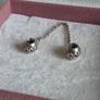 Pandora band of hearts safety chain charm very good condition hallmarked Image 6
