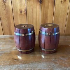 Wood Turned Beer Keg Money Box