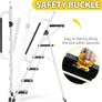 Folding 5-Step Ladder, 800 lbs Capacity Step Stool with Safety Lock, Tool Tray, Non-Skid Wide Steps, Handrail, Household Ladder for Home, Garden, Painting, Outdoor, and Garage Use, White Image 6