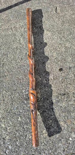 For Sale: Authentic Handcrafted Vine-In Irish Walking Stick 98cm