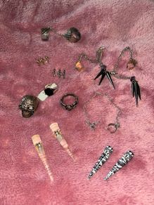 Punk jewellery selection