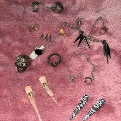 Punk jewellery selection