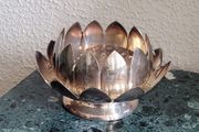 Reed &amp; Barton silverplate lotus flower