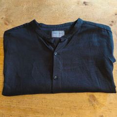 Mens primark short sleeve Navy cotton shirt. New never worn.