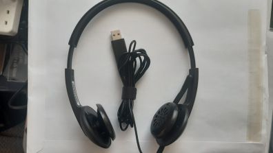 Logitech H340 Wired USB Headset Headphones, Stereo with Noise Cancelling Microphone - PC/Mac/Laptop