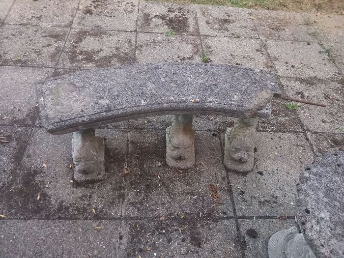 Antique garden furniture, stone, heavy, Kilmacanogue Wicklow