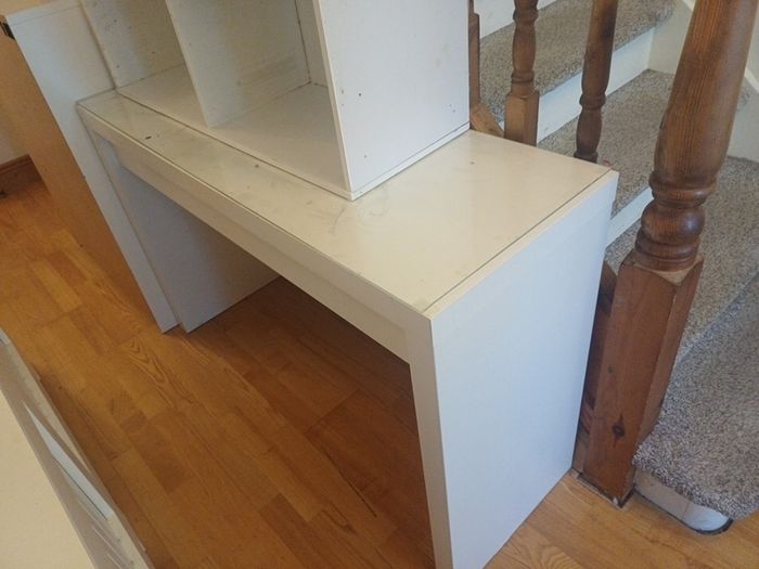 2 ikea units and dressing table