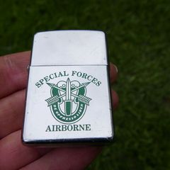 Zippo Special Forces Airborne 1985 Vintage Us Army Special Forces