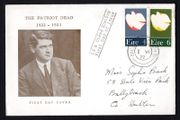 1972 Ireland Patriot Dead Commemorative Stamps Illustrated First Day Cover (FDC) showing image of Michael Collins