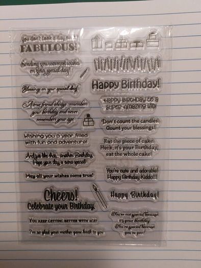 Sentiments stamp
