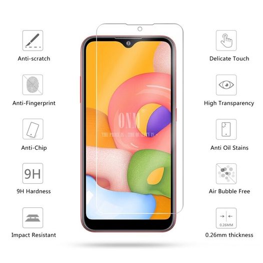 Tempered Glass For Samsung Galaxy A01 Screen Protector Premium Tempered For Samsung Galaxy A01 Screen Protective Film