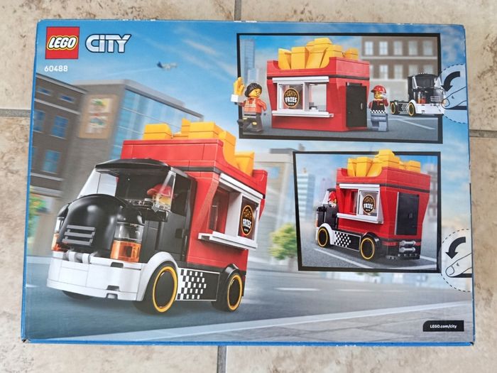 LEGO CITY 2026 Fries Food Truck 216 pcs Code 60488 NEW