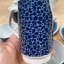 Vintage Mid-Century Stadtlengsfeld CP Porcelain Tea Set Blue Pebble Image 5