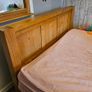 Solid wood king size bed Image 5