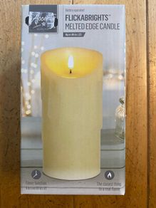 Warm White LED candle