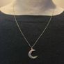 Betty & Biddy crescent moon necklace Image 4