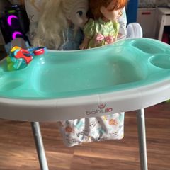 High Chair and toys