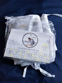 Breathable Mesh Cot Liner