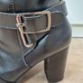 Black leather boots Image 6