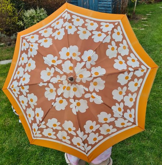 Vintage Johnston umbrella 1970s 1960s, rare find