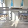 extendable dining table & 6 chairs Image 3