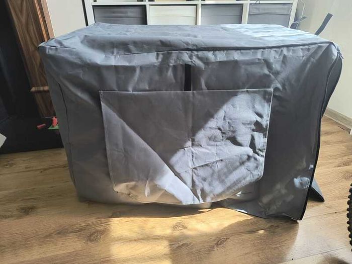 Dog cage with cover