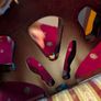 Mahogany Wood Table & 6 chairs Image 10