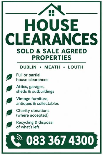 House Clearances , Sold & Sale Agreed Properties