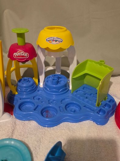Selection of playdough sets and accessories