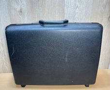 Samsonite Large Hard Shell Briefcase Black - Vintage VGC