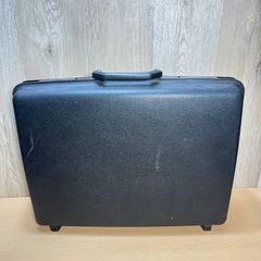 Samsonite Large Hard Shell Briefcase Black - Vintage VGC