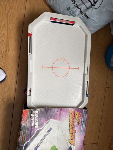 air hockey game
