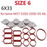 Swirl Flaps Blanks Plate & Intake Inlet Manifold Gasket Seal For for BMW N47 N57 M57 E39 E60 E46 E53 E83 E65 E61 E65 535D 320D Image 3