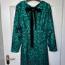 New emerald green sequin Dress French Connection UK8 Image 4