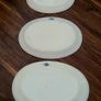 Antique Staffordshire "marsellies" trio of platters Image 3