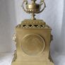 Ornate Antique Mantel Clock Solid Brass circa 1900s Working Beautiful solid Image 3