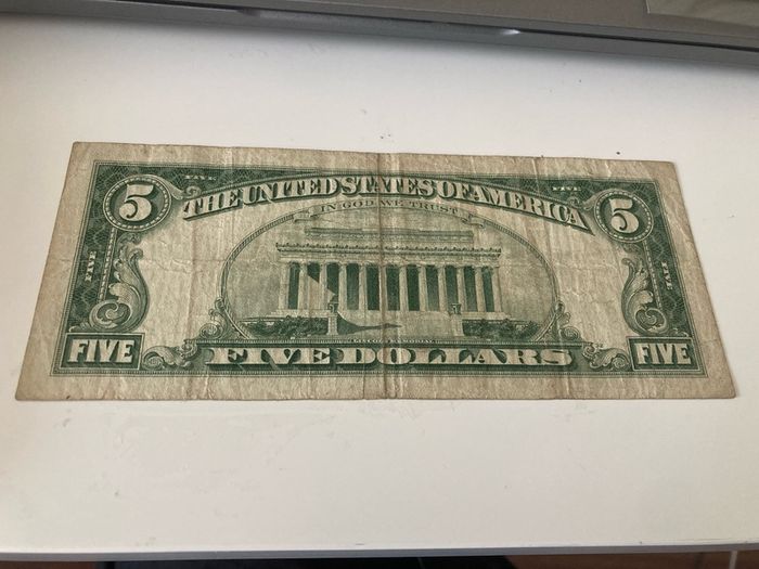 USA 1963 A 5 Dollars Banknote