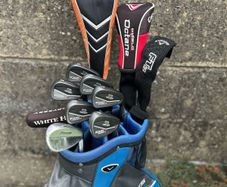 Full set of golf clubs