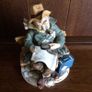 Capodimonte Style Man on Bench Ornament Image 2