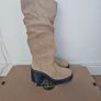 Dr.Martens Kasey Suede High Knee Heeled Boots Image 3