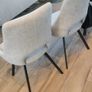 2 EZ Living Fabric Dining Chairs Image 4