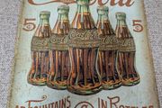 Coca-Cola Vintage Style Delicious &amp; Refreshing Metal Sign
