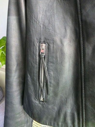 Mango leather jacket size M