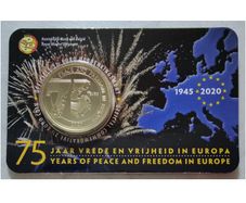 Belgium 2.5 Euro Brilliant Uncirculated Coin 2020 - 75 years of peace and freedom in Europe