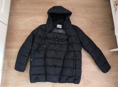 CA Mama Black Maternity Babywearing Puffer Jacket Size 38