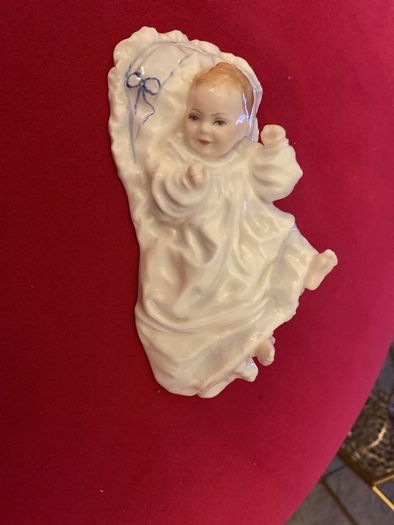 Baby Royal Doulton New Baby Porcelain Hand painted