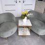 salon furniture  2-seater couch  1 matching accent chair Image 9