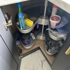 kitchen corner rotating swivel unit