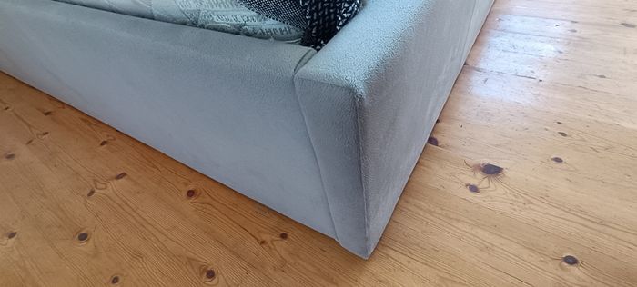 king size divan bed light grey