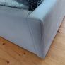 king size divan bed light grey Image 3